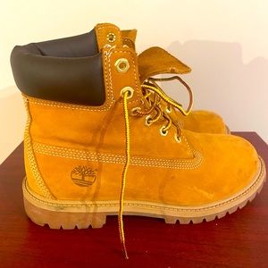 Timberland boots, tan, women size 8